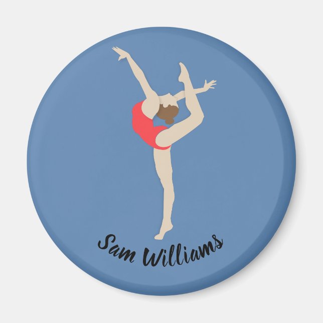 Female Gymnast Magnet (Front)