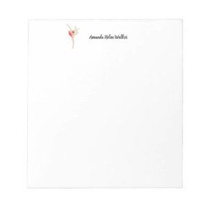 Female Gymnast Notepad