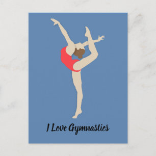 Female Gymnast Postcard