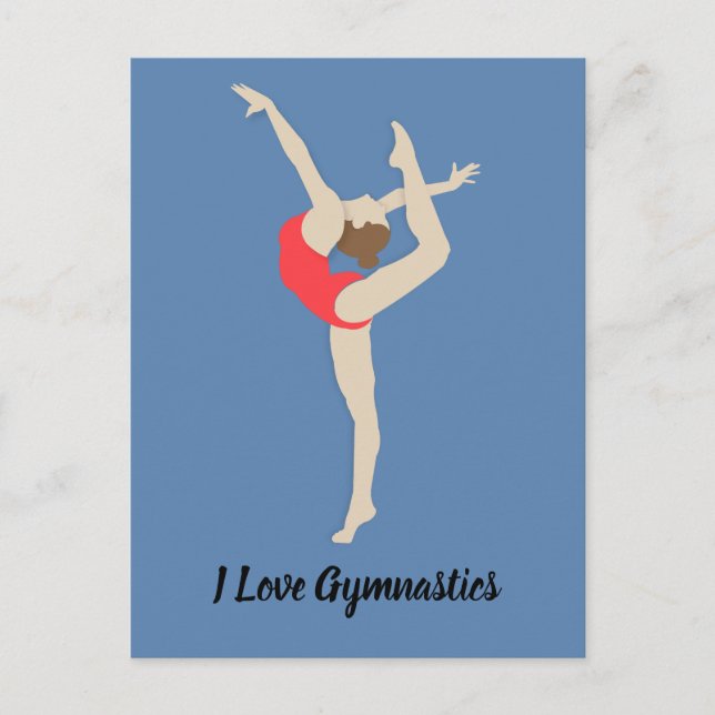 Female Gymnast Postcard (Front)