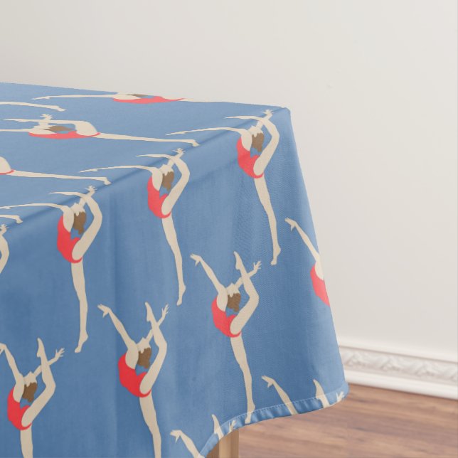 Female Gymnast Tablecloth (In Situ)