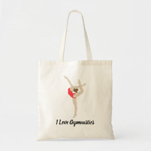 Female Gymnast Tote Bag