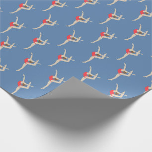 Female Gymnast Wrapping Paper