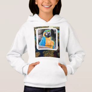 Female Infant Moletom with Arara Hood