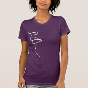FEMALE KISSING RIGHT SIDE - WHITE -.png T-Shirt