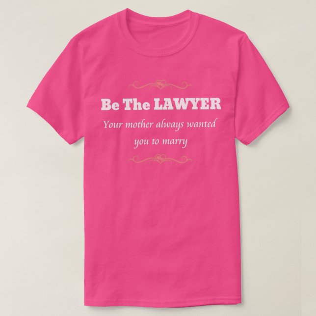 Female Lawyer Graduate Law School Graduation T-Shirt (Design Front)