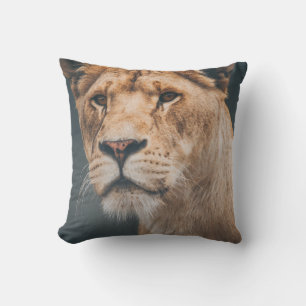 FEMALE LION AT JYLLAND PARK ZOO CUSHION