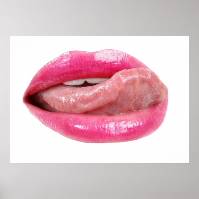 Female lips poster (Front)