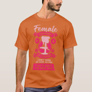 Female Machinist Machine Operator Gift T-Shirt