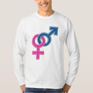 Female male coupled symbols T-Shirt