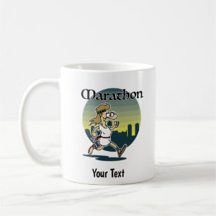 Female Marathon Runner Coffee Mug