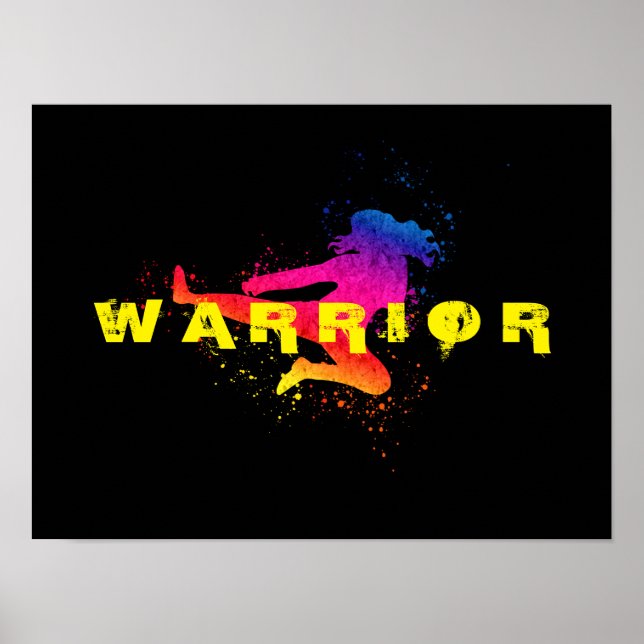 Female Martial Arts - Warrior Poster (Front)