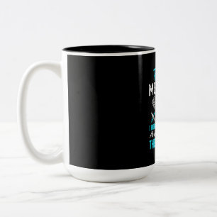 Female Mechanic Two-Tone Coffee Mug