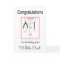 Female Medical White Coat Congratulations Card