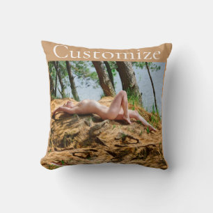 Female Model Sunbathing Thunder_Cove  Cushion