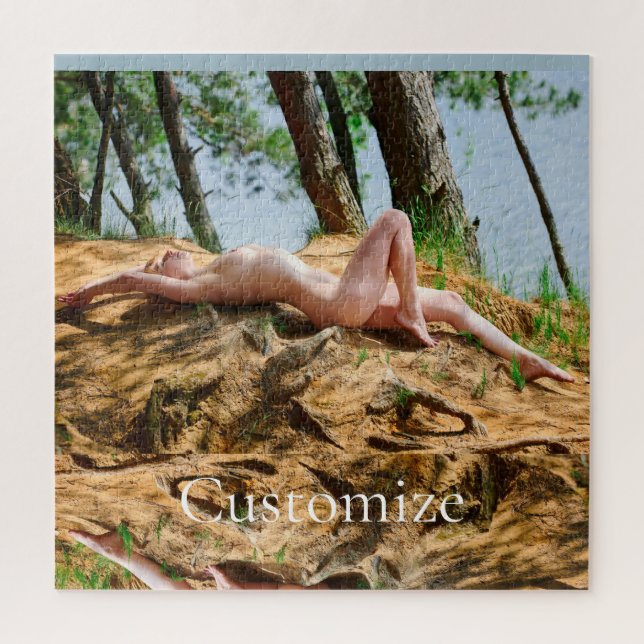 Female Model Sunbathing Thunder_Cove  Jigsaw Puzzle (Vertical)