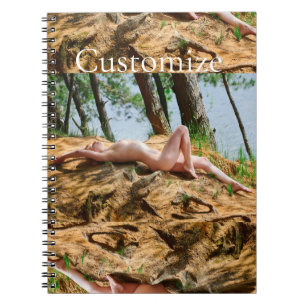 Female Model Sunbathing Thunder_Cove Notebook