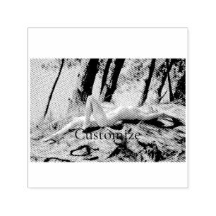 Female Model Sunbathing Thunder_Cove Self-inking Stamp