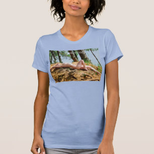 Female Model Sunbathing Thunder_Cove T-Shirt