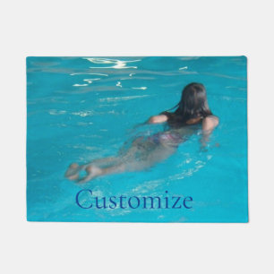 Female Model Swimming Thunder_Cove Doormat