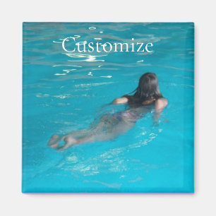 Female Model Swimming Thunder_Cove Magnet