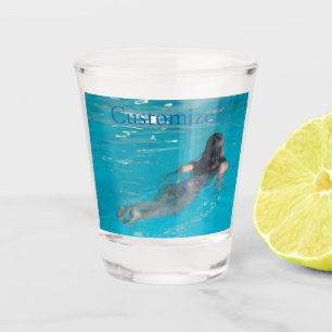Female Model Swimming Thunder_Cove Shot Glass