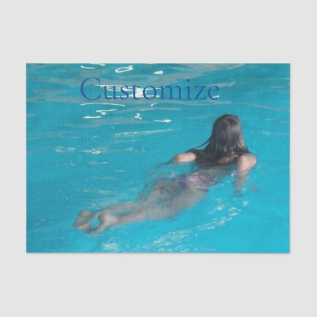 Female Model Swimming Thunder_Cove Tissue Paper (Front)