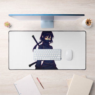 female ninja computer pad