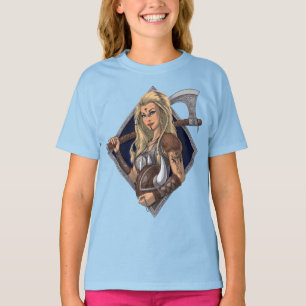 Female Norse Viking Warrior T-Shirt