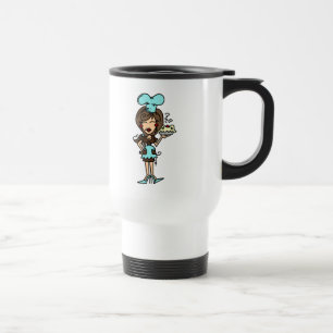 Female Pastry Chef - Brunette T-shirts and Gifts Travel Mug