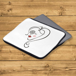Female Photographer Laptop Sleeve