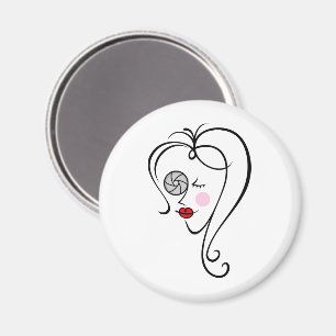 Female photographer magnet