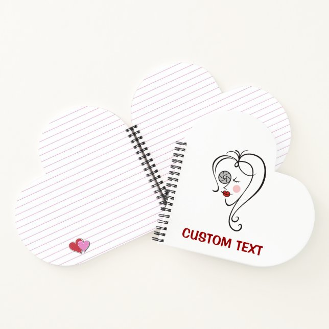 Female Photographer Notebook (Inside)