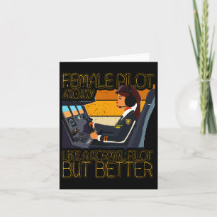 Female Pilot Like A Normal Pilot But Better Card