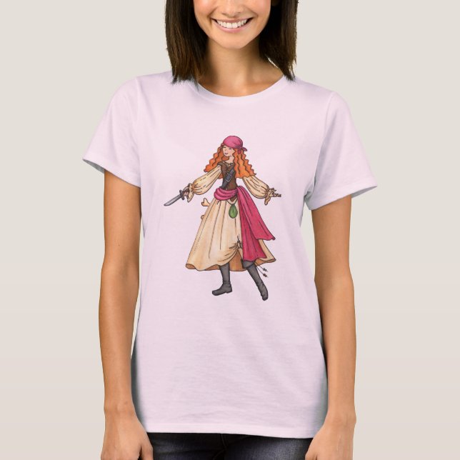 Female Pirate T-Shirt (Front)
