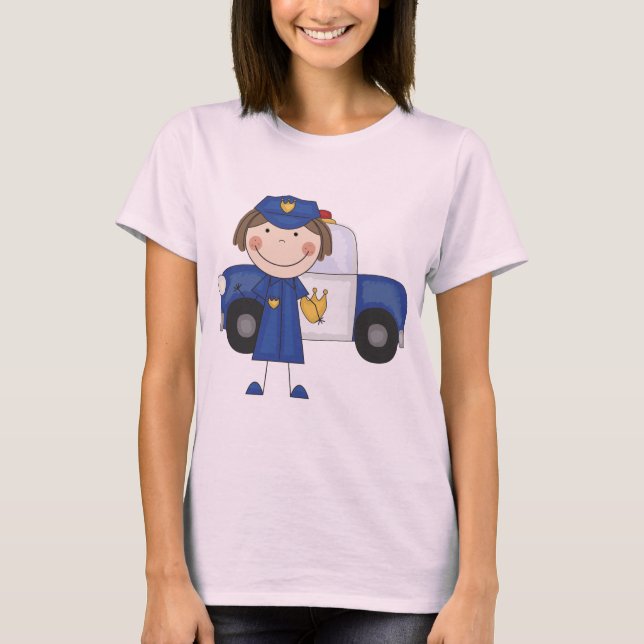 Female Police Officer Tshirts and Gifts (Front)
