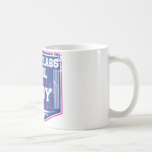 Female Postal Worker First Class Mail Lady Stamp Coffee Mug