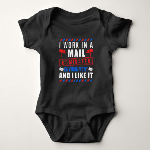 Female Postal Worker I Work In A Mail Dominated Baby Bodysuit