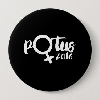 FEMALE POTUS 2016 - Calligraphy Poster -- Election 10 Cm Round Badge