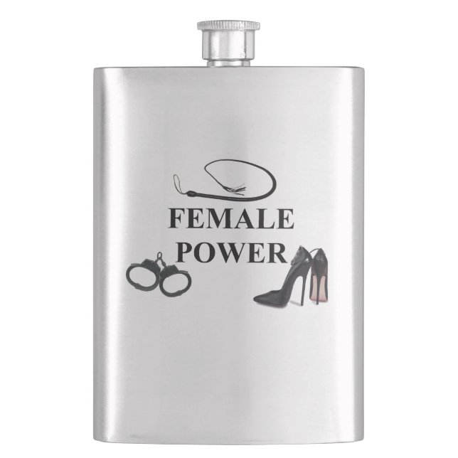 FEMALE POWER HIP FLASK (Front)