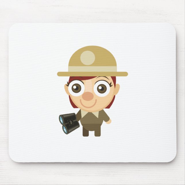 Female Ranger - My Conservation Park Mouse Pad (Front)