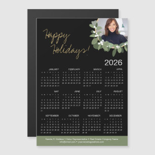 Female Realtor Photo 2025 Calendar Happy Holidays 