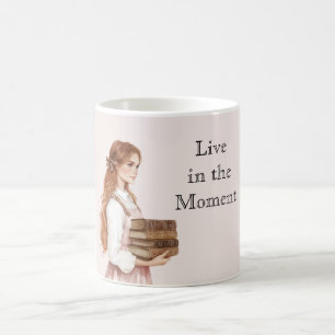 Female Red Hair Books Coffee Mug