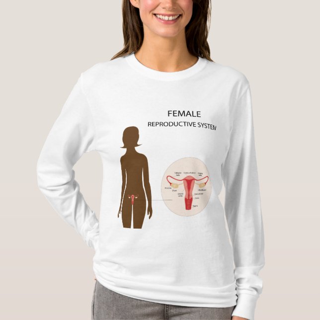 Female reproductive system T-Shirt (Front)