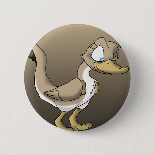 Female Reptilian Duck Button (Front)