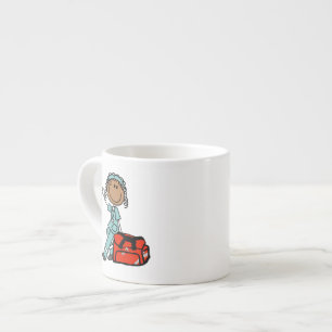 Female Respiratory Therapist or EMT Espresso Cup