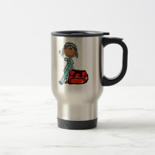 Female Respiratory Therapist or EMT Travel Mug