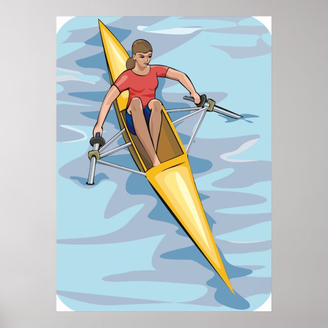Female Rower Poster (Front)