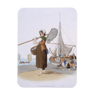 Female Shrimper, from 'Costume of Great Britain', Magnet