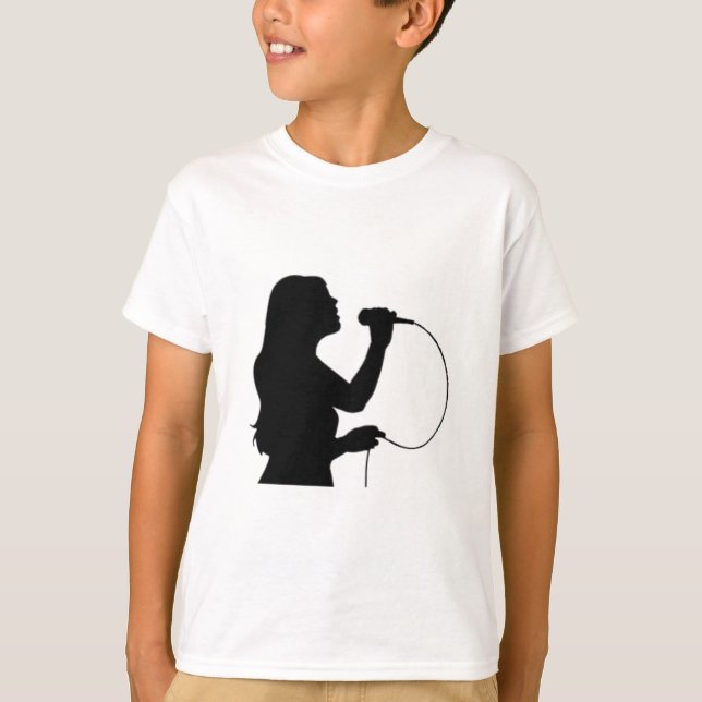 Female Singer T-Shirt (Front)